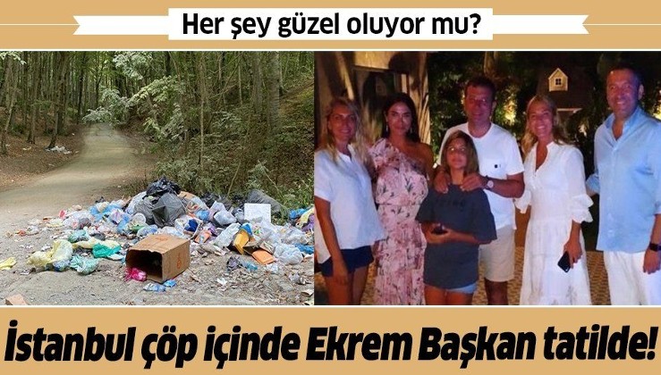 Belgrad Ormanı’nda çöp öbekleri hala toplanmadı!  İstanbul Büyükşehir Belediyesi'nin ihmali devam ediyor
