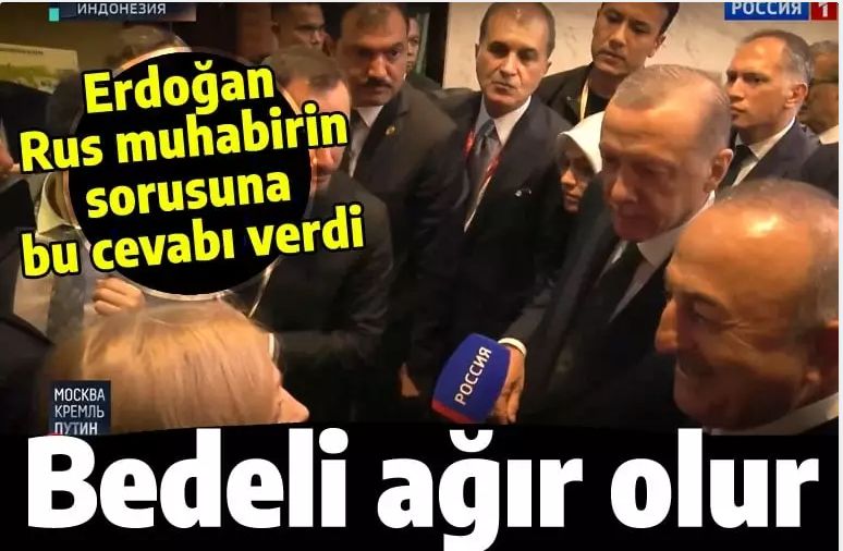 Erdoğan Rus televizyonuna konuştu: Avrupa ağır bedel ödeyecek