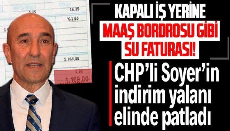 İzmir Büyükşehir Belediyesi kapalı iş yerine maaş bordrosu gibi fatura gönderdi: Bunun adı soygun