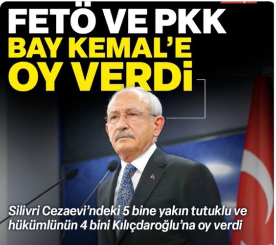 FETÖ ve PKK Kılıçdaroğlu'na oy verdi