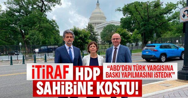 HDP Sözcüsü Hişyar Özsoy ABD Başkanı Biden'dan Türk yargısına baskı yapması için yardım isteyeceklerini itiraf etti!