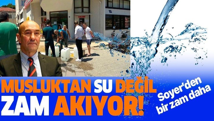 İzmir Büyükşehir Belediyesi'nden suya yüzde 11,7 zam!