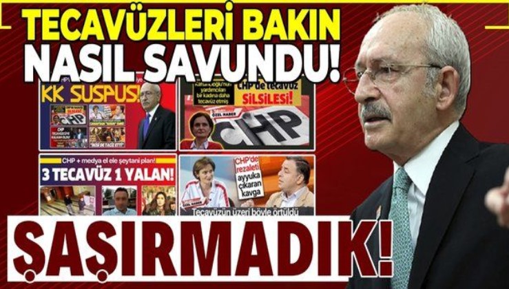 Kılıçdaroğlu'ndan taciz ve tecavüz skandallarını örtbas etme girişimi: "Amaç gündem değiştirmek"