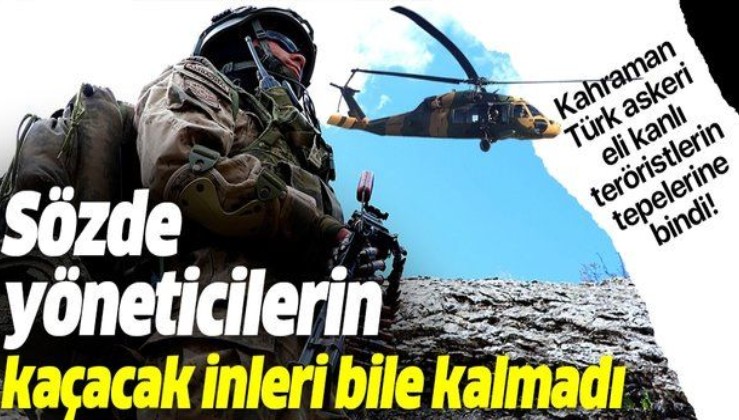 PKK'nın sözde yöneticilerine büyük şok! Kaçacak delik arıyorlar!