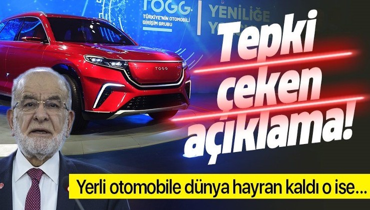 Temel Karamollaoğlu'ndan tepki çeken yerli otomobil açıklaması!.