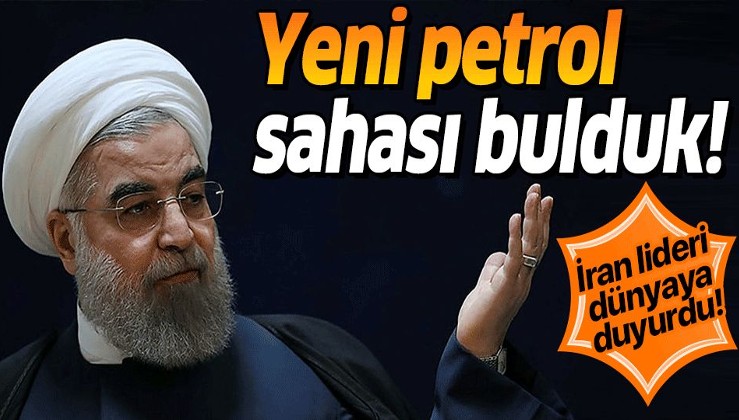 Ruhani: Yeni petrol yatağı keşfettik!