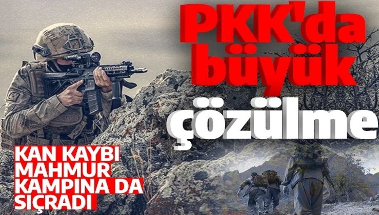Terör örgütü PKK Mahmur'da da kan kaybediyor!