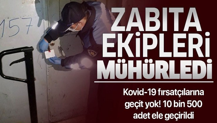 Son dakika: Zeytinburnu'nda kaçak maske operasyonu: 10 bin 500 adet ele geçirildi