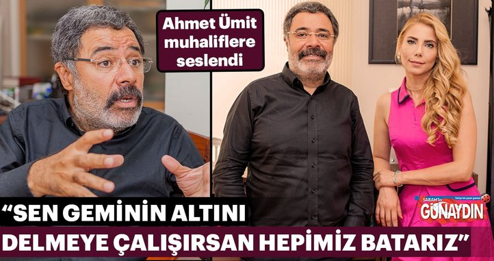 Ahmet Ümit: Hepimiz aynı yerdeyiz Türkiye yoksa biz de yokuz!