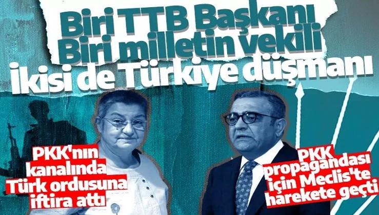 PKK'nın kanalına çıkıp TSK'yı kimyasal silah kullanmakla suçladı! CHP'li vekilden destek geldi