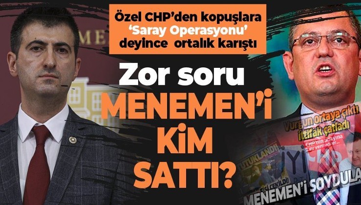 CHP'deki istifalara 'Saray Operasyonu' diyen Özgür Özel'e Mehmet Ali Çelebi'den sert tepki: Menemen’i kim sattı?
