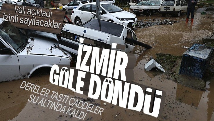 İzmir'de yağışlar devam edecek mi? İzmir'de memurlar izinli mi? Vali duyurdu
