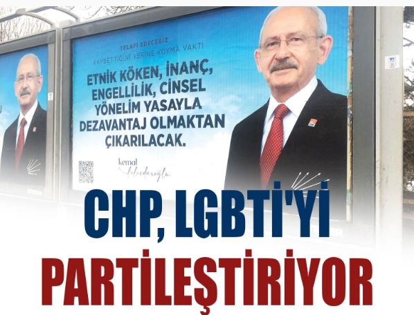 CHP, LGBTİ'yi partileştiriyor