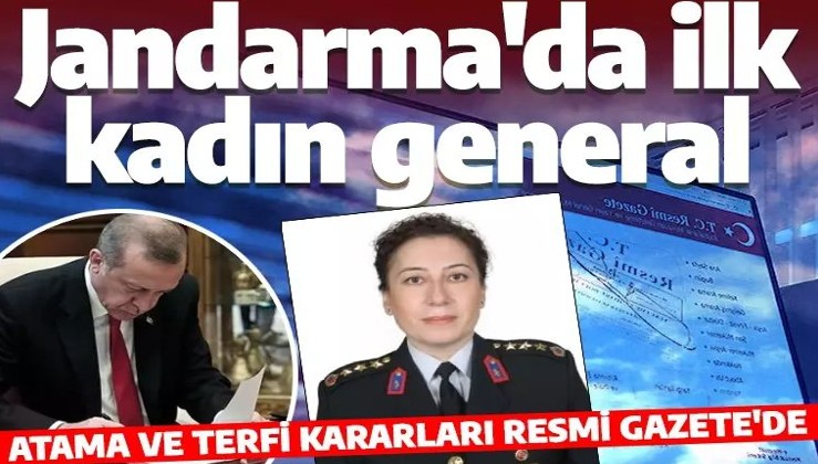 Cumhurbaşkanı Erdoğan imzayı attı! Jandarma Genel Komutanlığı'ndaki terfi ve atamalar Resmi Gazete’de