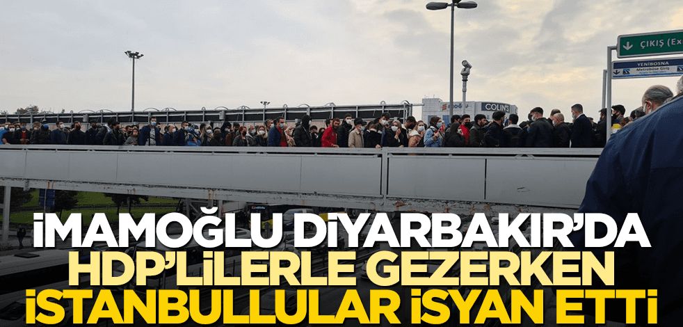 İmamoğlu HDP'lilerle takılırken, İstanbullular isyan etti!