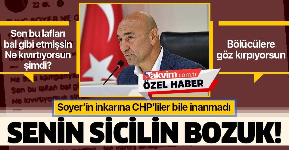 Tunç Soyer'in 'Eyalet' skandalına bir tepki de CHP'li eski İzmir İl Başkanı Kemal Karataş'tan: Senin sicilin bozuk