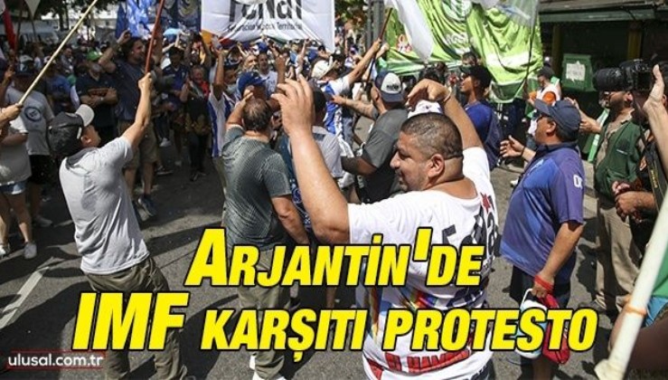 Arjantin'de IMF karşıtı protesto