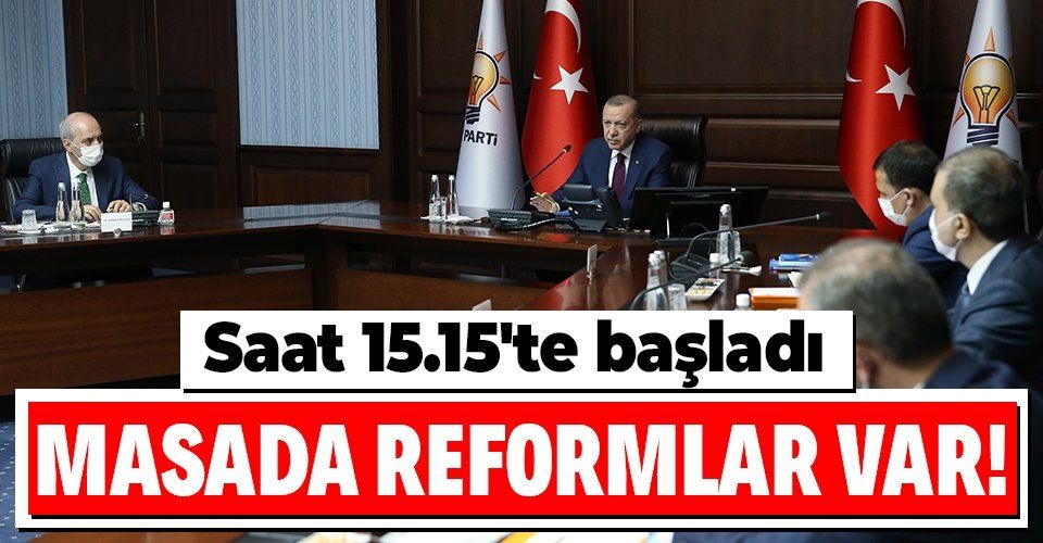 Son dakika: Reformlar AK Parti MYK’da masaya yatırılacak: Kritik toplantı Erdoğan liderliğinde başladı