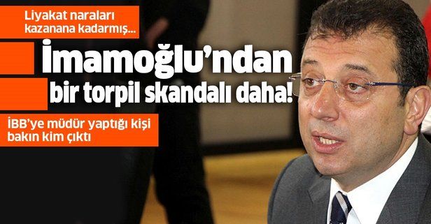 Eleştirdiği AKP'den farkı ne! İmamoğlu'ndan bir skandal torpil daha! İBB'ye müdür yaptığı kişi bakın kim çıktı!.