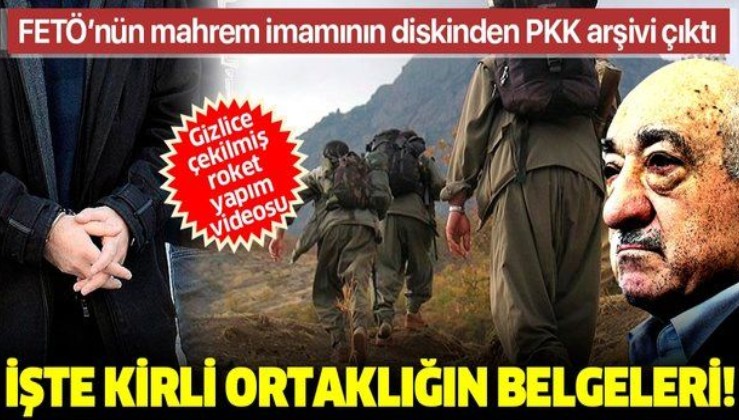 FETÖ'nün mahrem imamının diskinden PKK arşivi çıktı: İşte kirli ortaklığın belgeleri
