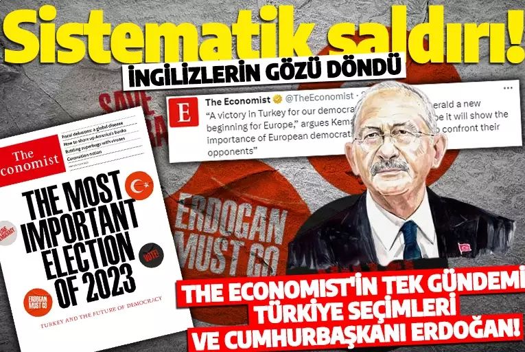 The Economist'in tek gündemi: Türkiye seçimleri ve Cumhurbaşkanı Erdoğan! Tam 15 paylaşım yapıldı