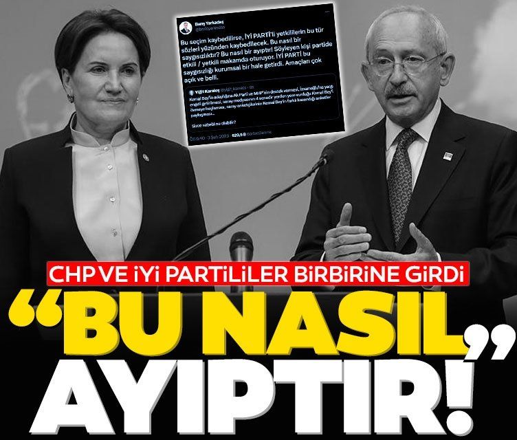 CHP ve İYİ Parti'de adaylık kavgası! Yarkadaş'tan "Bu nasıl ayıptır" çıkışı