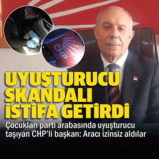 Çocukları parti aracında uyuşturucuyla yakalanmıştı: CHP Osmaniye İl Başkanı Mehmet Aşık istifa etti