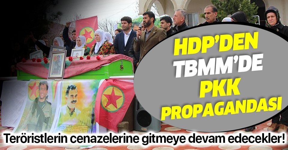 HDP'den PKK'lı teröristlerin cenazelerine gitmeyi sürdürecekleri açıklaması geldi!