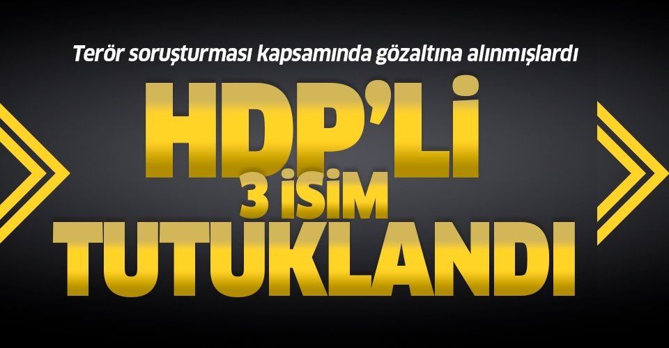 HDP'li belediye başkanları tutuklandı.