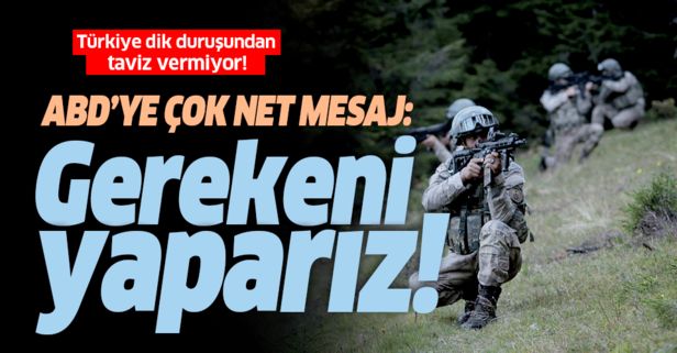 Bakan Çavuşoğlu: 120 saat sonra bir tane bile YPG/PKK teröristi kalmayacak.