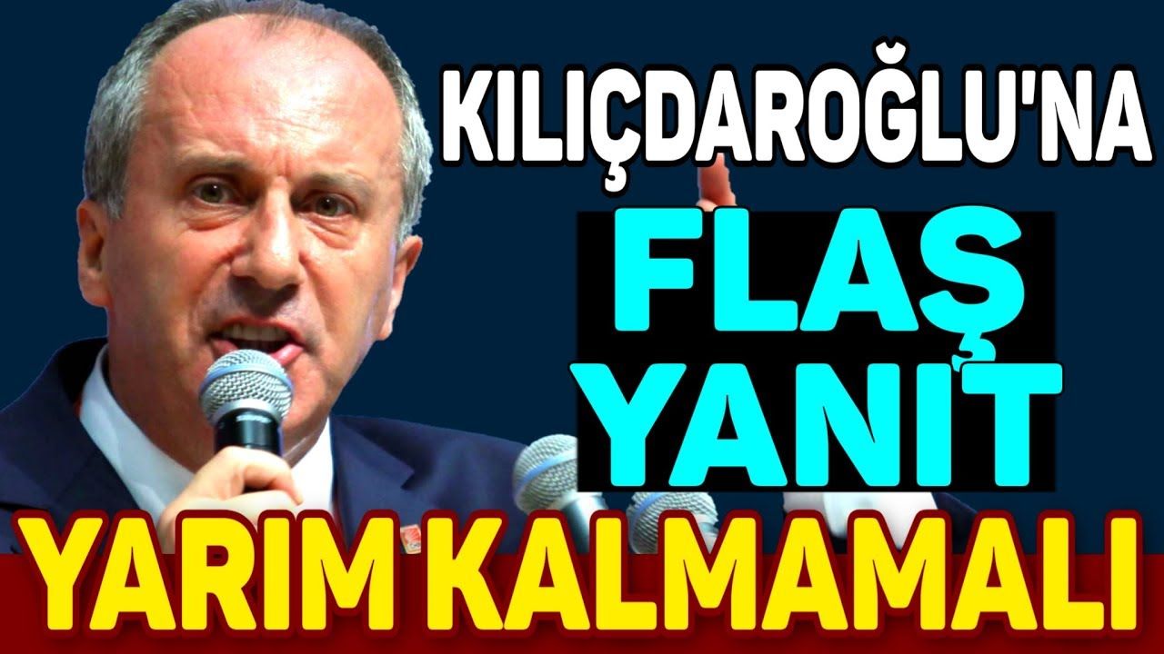 Kılıçdaroğlu, adaylık açıklamasına tepki göstermişti… Muharrem İnce’den yanıt geldi