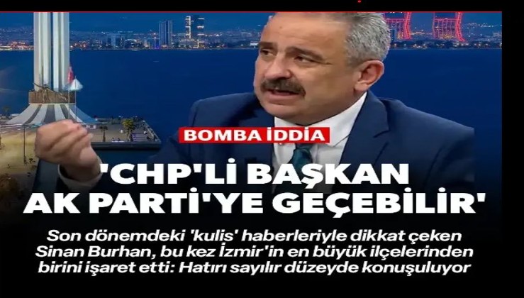 Bomba iddia: Karşıyaka Belediye Başkanı AK Parti'ye geçiyor