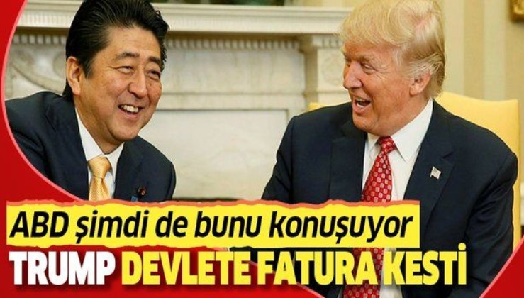 ABD medyası: Donald Trump, eski Japonya Başbakanı Abe'nin ziyaretindeki ikram masraflarını fatura etti