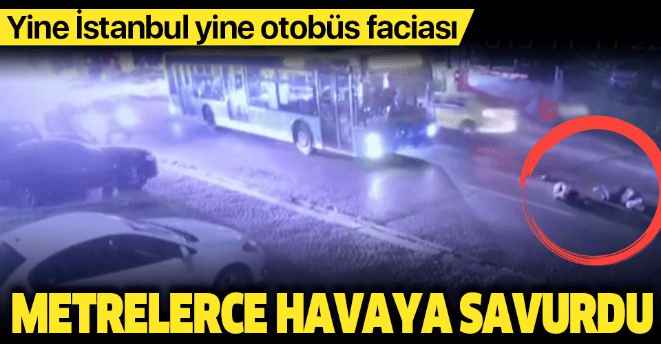 Son dakika: İstanbul'da halk otobüsü dehşeti kamerada! Turistler neye uğradığını şaşırdı.
