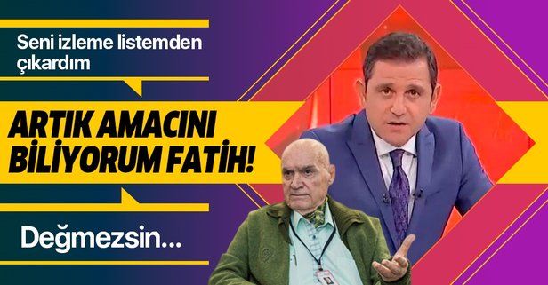 Hıncal Uluç'tan FOX TV sunucusu Fatih Portakal'a sert harekat tepkisi!.