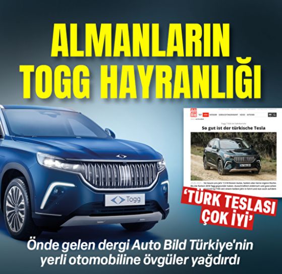 Alman medyasından Togg'a övgü: Türkiye'nin otomobili Avrupa'ya açılıyor