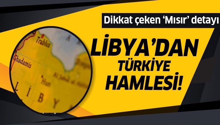 Libya'dan flaş 'Türkiye' hamlesi! UMH Mısır'a cevap verdi.