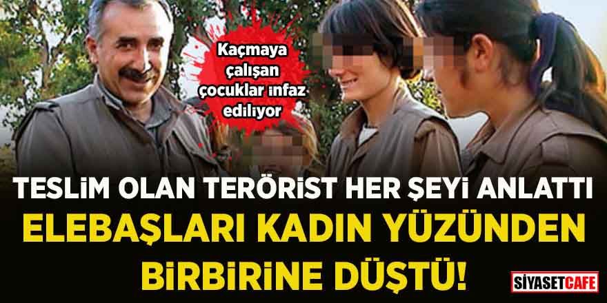 Güvenlik güçlerine teslim olan terörist, PKK’da yaşanan gerçekleri açıkladı