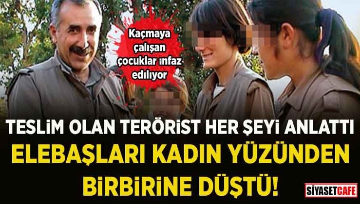 Güvenlik güçlerine teslim olan terörist, PKK’da yaşanan gerçekleri açıkladı