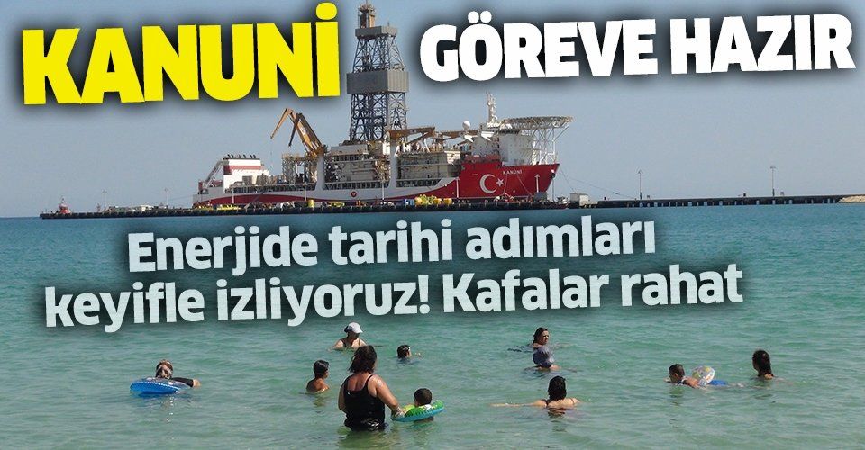 Kanuni sondaj gemisi göreve hazır: Kırmızı beyaza boyandı, Türk bayrağı işlendi