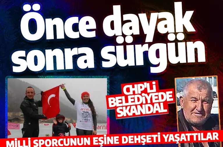 CHP'li belediyede skandal! Milli sporcu Derya Göçen'in eşini önce dövdüler sonra sürdüler