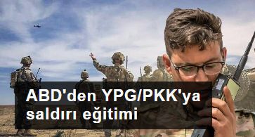 ABD'den YPG/PKK'ya saldırı eğitimi