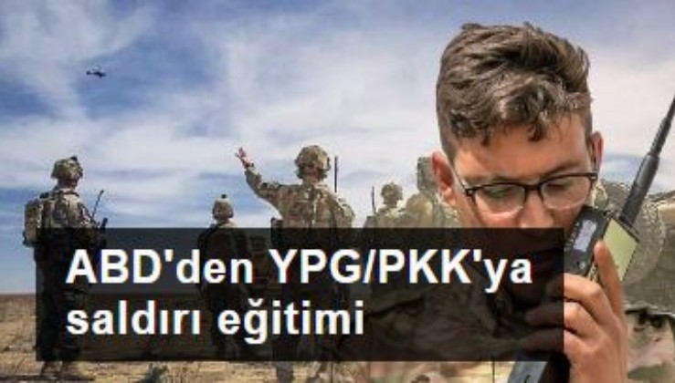 ABD'den YPG/PKK'ya saldırı eğitimi