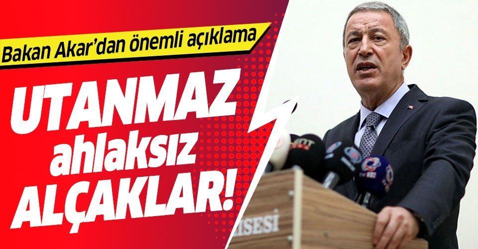Milli Savunma Bakanı Hulusi Akar'dan kimyasal açıklaması! Türkiye'nin güney sınırındaki terör tehd .