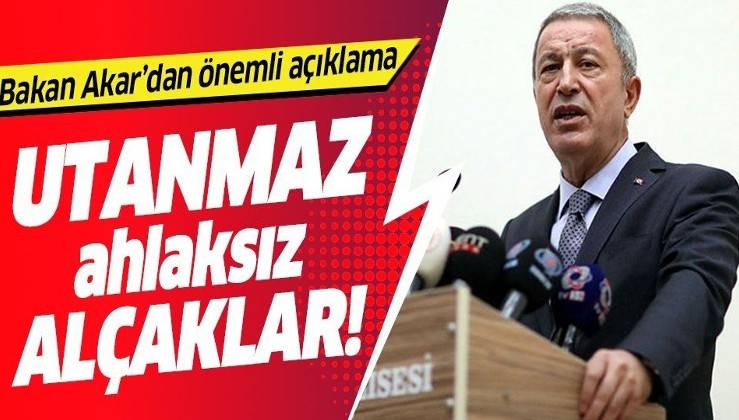 Milli Savunma Bakanı Hulusi Akar'dan kimyasal açıklaması! Türkiye'nin güney sınırındaki terör tehd .