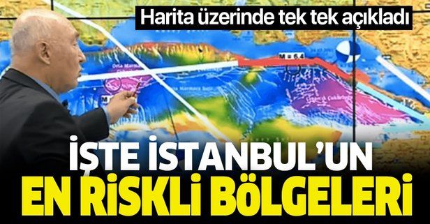 İşte depremde İstanbul'un en riskli bölgeleri! Prof. Dr. Ahmet Ercan tek tek açıkladı.