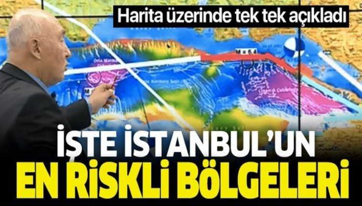 İşte depremde İstanbul'un en riskli bölgeleri! Prof. Dr. Ahmet Ercan tek tek açıkladı.