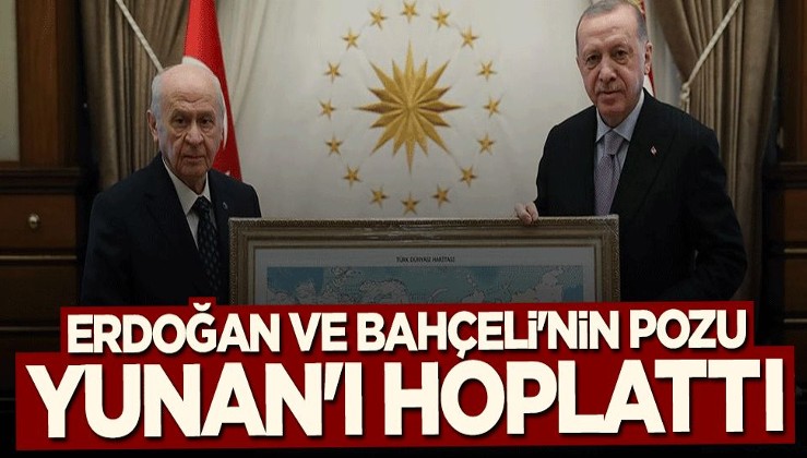 Erdoğan ve Bahçeli'nin pozu Yunanistan'ı rahatsız etti