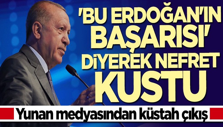 Yunan yine bildiğiniz gibi! "Bu Erdoğan'ın diplomatik başarısı diyerek" nefret kustu