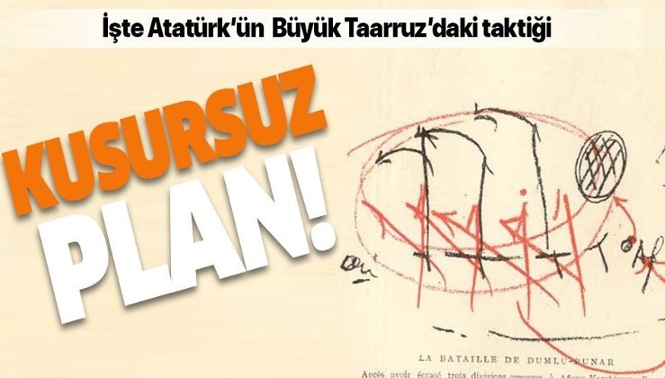 İşte Atatürk'ün Büyük Taarruz'daki kusursuz planı! Savaş taktiğini yeniden yazdı
